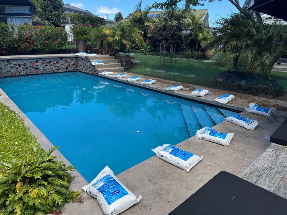 cleaning a new pool after installment 